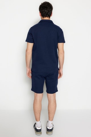Polo et short regular - Bleu marine