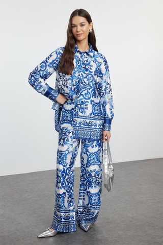 Tunique et pantalon - Bleu