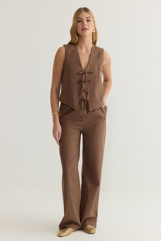 Top et pantalon - Marron
