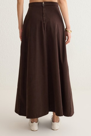 Jupe longue - Marron