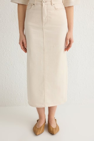 Jupe longue - Ecru