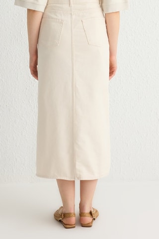 Jupe longue - Ecru