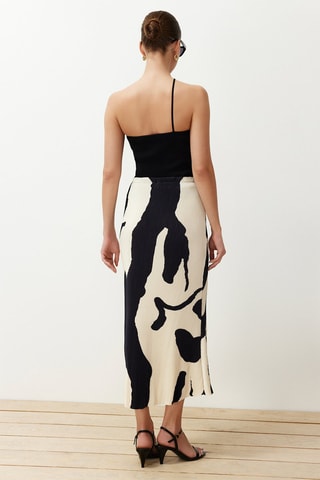 Jupe plissée - Ecru