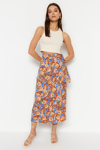 Jupe midi - Multicolore