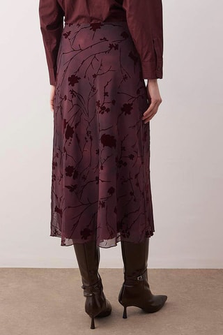 Jupe droite - Violet