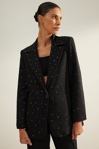 Blazer regular - Noir