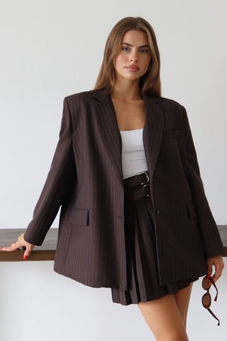 Blazer oversize - Marron