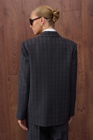 Blazer relaxed - Gris foncé