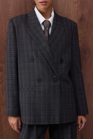 Blazer relaxed - Gris foncé