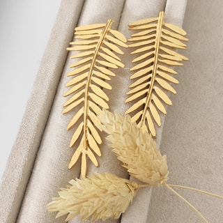 Brincos - Latão banhado a ouro