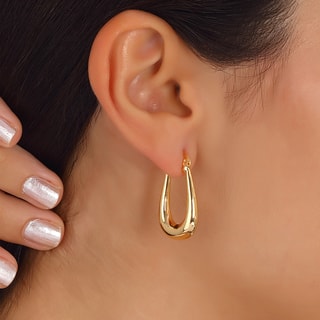 Brincos - Latão banhado a ouro