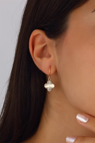 Brincos folheados a ouro fino