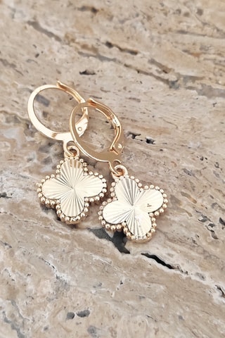 Brincos folheados a ouro fino