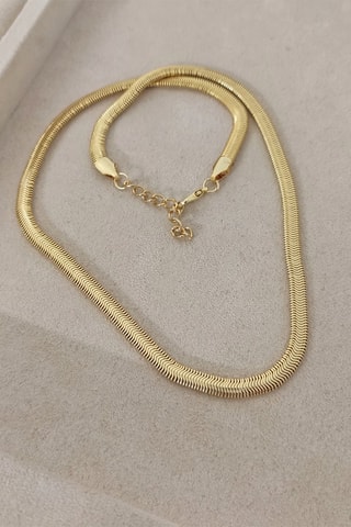 Colar folheado a ouro fino