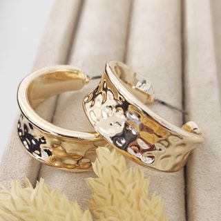 Brincos - Latão banhado a ouro