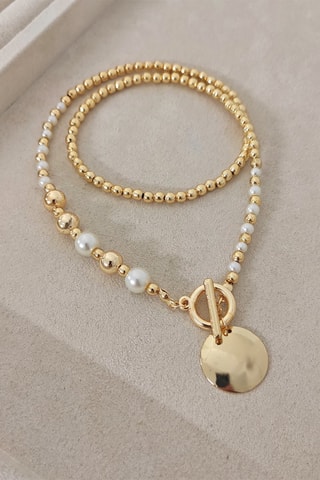 Colar folheado a ouro fino