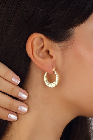 Argolas folheadas a ouro fino