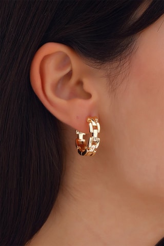 Argolas folheadas a ouro fino