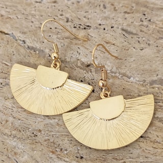 Brincos - Latão banhado a ouro