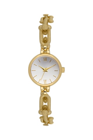 Relógio de quartzo em metal - Dourado