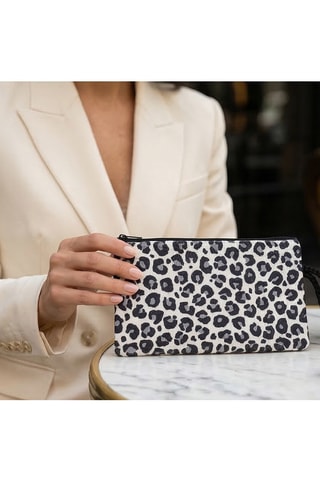 Pochete - Castanho, preto e bege