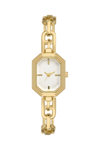 Relógio de quartzo em metal - Dourado