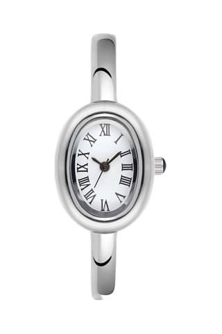 Relógio de quartzo em metal - Prateado