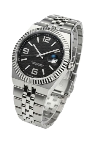 Relógio de quartzo em aço - Prateado