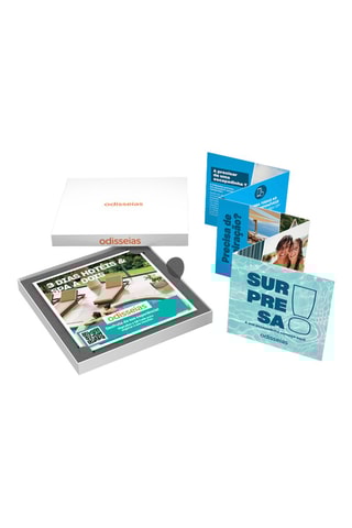 Caixa de presente 3 Dias Hotéis & SPA a Dois