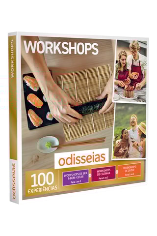 Pack presente Workshops - 100 Experiências