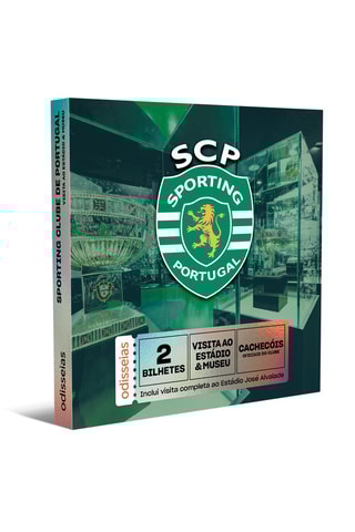 Pack presente Sporting Clube de Portugal - Visita ao Estádio e Museu
