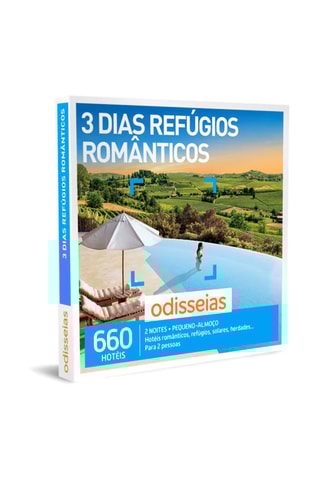Pack presente 3 Dias Refúgios Românticos - 660 Hotéis