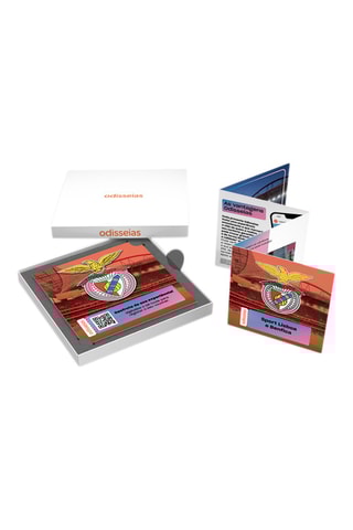 Pack presente Sport Lisboa e Benfica - Bilhetes Jogo + Cachecóis