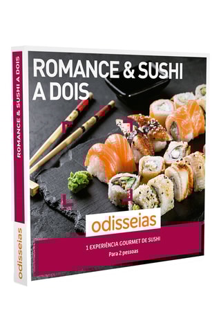 Pack presente Romance & Sushi a dois - 30 Restaurantes