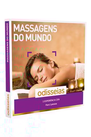 Pack presente Massagens do Mundo para 1 pessoa - 120 Experiências