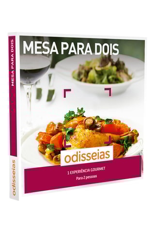 Pack presente Mesa para dois - 200 Experiências