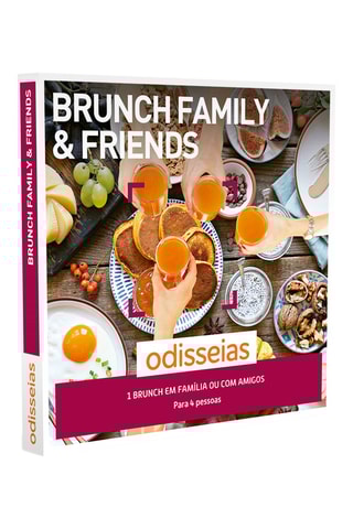 Pack presente Brunch até 4 Pessoas - Family & Friends - 20 Experiências