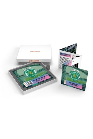 Caixa de presente SCP - Bilhetes para Jogo do Sporting no Estádio de Alvalade