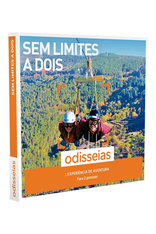 Pack presente Sem Limites a dois - 150 Experiências