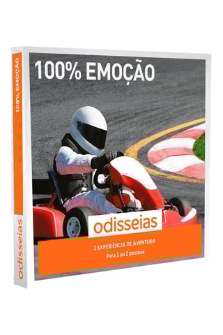 Pack presente 100% Emoção para 1 ou 2 pessoas - 100 Experiências