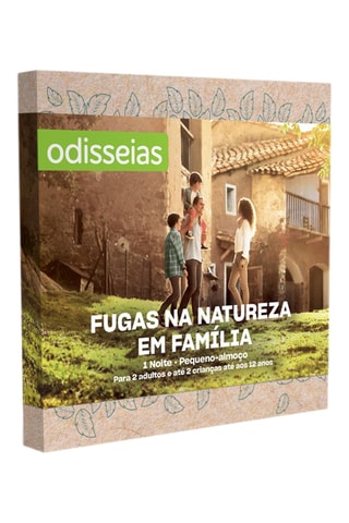 Pack presente Fugas na Natureza em Família - Gama Eco - 70 Estadias