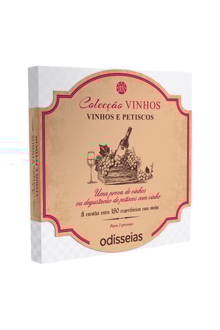Pack presente Vinhos e Petiscos - 180 Experiências