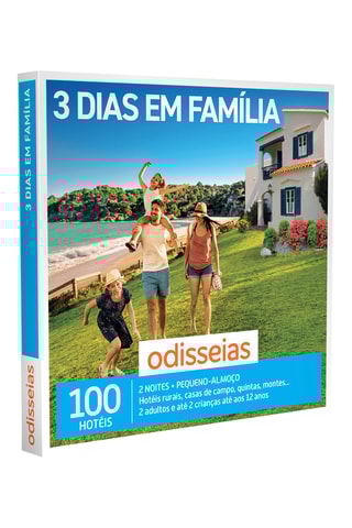 Pack presente 3 Dias em Família - 100 Hotéis