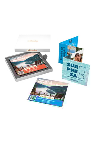 Caixa de presente Hotéis & Cruzeiro a Dois