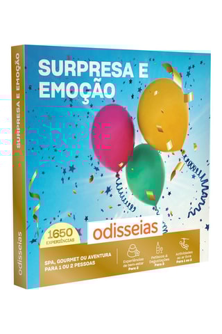 Caixa de presente Surpresa e Emoção