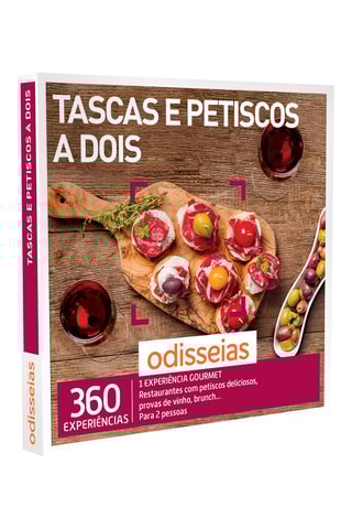 Pack presente Tascas e Petiscos a dois - 360 Experiências