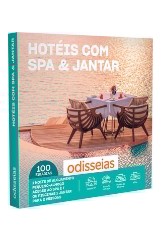 Caixa de presente Hotéis & SPA com Jantar
