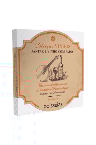 Pack presente Jantar e Vinho com Fado - 30 Experiências