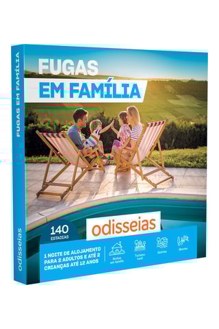 Pack presente 2 Dias em Família - 140 Hotéis