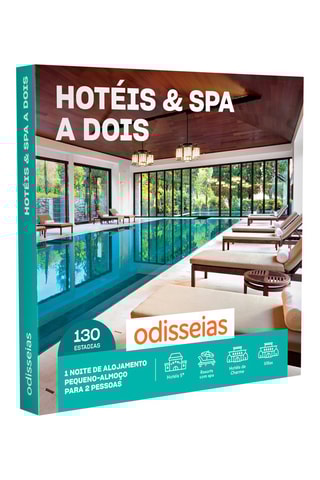 Caixa de presente Hotéis & SPA a Dois